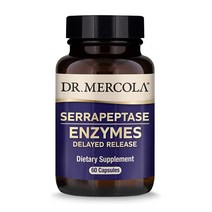 세라펩타제 세라펩타아제 Serrapeptase 엔자임 딜레이드 릴리즈 60 캡슐 Dr. Mercola, 60개입 x 1개