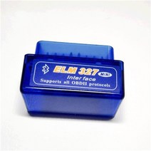 자동차 진단기 스캐너 미니 블루투스 elm327 v2.1 v1.5 자동 obd 코드 리더 도구 진단 도구 슈퍼 elm 327 안드로이드 obdii 프로토콜, 블루 v2.1