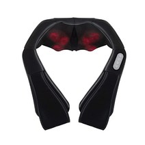 Breo Shiatsu Neck & Back Massager with Heat 3D Deep Kneading 어깨 마사지기 120805