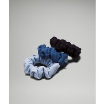 미국 룰루레몬 LULULEMON 207833 업리프팅 스크런치 텍스처드 3팩 - 블랙/피치 블루/블루 리넨, Black/Pitch Blue/Blue Linen_ON