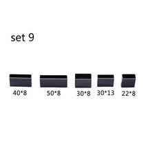 외 MIUSIE 5 개대 구멍 공간 커터 펀치 수제 엠보싱 펀칭 벨트 전화 홀스터 2019, 세트9