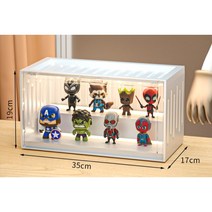 피규어장식장 장식장 아크릴 케이스 전시 쇼케이스 진열장 건담 명품백 전시장 레고, B.Ivory White  2팩