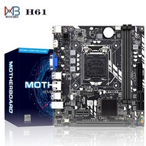 데스크탑 메인보드 Placa mae H61 마이크로 마더 보드 LGA 1155 소켓, 협력사
