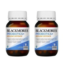 (호주/뉴질랜드) 1+1 블랙모어스 프로바이오틱스 플러스 유산균 프리바이오틱스 아연 30캡슐 Blackmores Probiotics+ Immune Defence Gut Health
