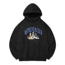 [국내 매장판] RETRIEVER CLUB FRIENDS HOODIE [BLACK] 254630