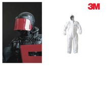 3M 방호복 보호복 작업복 흰색 L