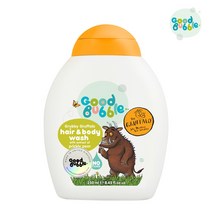 굿버블 영국 헤어&바디워시 올인원 달콤한 배향 250ml 영유아가능 저자극 비건인증 친환경 자연유래 수분유지 그루팔로 프리클리 페어, 1개