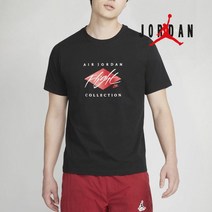 나이키 조던 남성 그래픽 헤리티지 반팔티 블랙