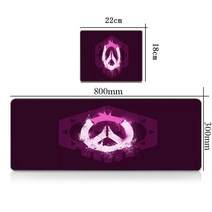 무선충전마우스패드 레이저 Kawaii-오버워치 게임용 마우스 패드 데스크 프로텍터 Pc 오피스 액세서리 책상 매트 확장 애니메이션 귀여운 키보드, [07] 400x900x2mm, [01] LL001906