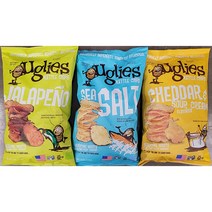 Uglies 어글리즈 케틀칩 170g (할라피뇨 씨솔트 체다&사워크림 / 3종 택1) / 미국