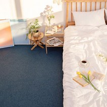 탄탄 러그 사이잘룩 네이비 50x100러그 카페트 원형러그 홈데코 전기장판 발매트 방수러그 인테리어카페트 욕실매트 주방매트 침실러그 거실카페트