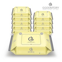 꿈토리 베이비 휴대용 55gsm 20매 10팩 유아물티슈