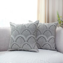 쇼파쿠션 북유럽 사각 소파 쿠션 솜포함 실버카멜리, 04-실버스칼렛