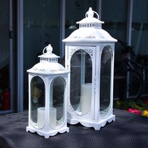 인테리어랜턴2종세트 양초랜턴 캔들랜턴, A2인테리어랜턴2종세트