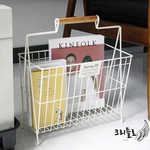 책꽂이 모던한 침대옆 철제꽂이 잡지디스플레이 전면 신문보관 쇼파 홍보물거치대 잡지꽂이 디자인 팜플렛꽂이 거실 잡지진열대 팸플릿거치대 신문거치대, 아이보리
