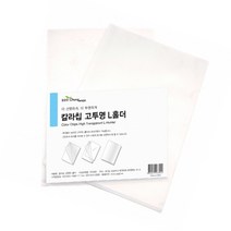에코청운 L자 홀더 파일 A4, 투명, 25개입