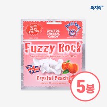 퍼지락 자일리톨 캔디 복숭아맛 40g x 5개 묶음 배송