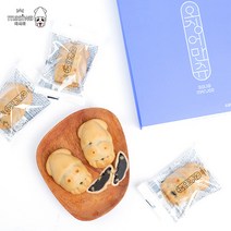 오징어만쥬 강릉빵 먹물 크림치즈 만주 수제 달지않은 앙금빵 어린이 단체 간식 강릉 지역명물 특산물 답례품, 상세페이지 참조, 오징어 만쥬(6개입)