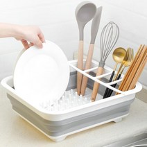 접이식 물빠짐 식기건조대 싱크대 정리선반 설거지통 야외캠핑그릇보관, No.01 접이식 물빠짐 식기건조대