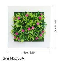 식물 벽장식 이끼 액자 3D 벽 스티커 홈 장식 인조 꽃 프레임 월 아트 벽화 거실웨딩, 46A