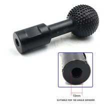 10mm/14mm 볼 가우 징 구형 스핀들 모양의 나무 파워 조각 어태치먼트 앵글 그라인더 그루브 도구, 01 10mm