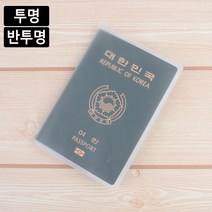 심플 투명 반투명 여권 기본 케이스 여권 보호 커버