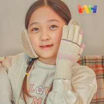 키즈노리 모브 스마트폰 터치 장갑 유아 아동 어린이 주니어 방한용 핸드폰 터치 사용