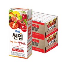 매일유업 썬업 과일야채샐러드 레드 200ml 48팩