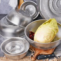 스텐 채반 채망 펀칭볼 타공 소쿠리 바구니 싱크대 배수구, 03-타공 스텐채반 19.5cm