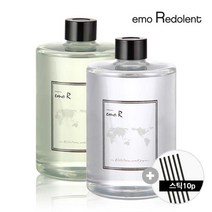 이모레돌런트 디퓨저리필 500ml 1+1+스틱10p, 디퓨저리필1L+스틱10p / 블랙체리