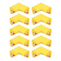 모서리보호대 아기 안전가드 쿠션 보호쿠션보호대 E타입, 8cm, 10개입, 옐로우