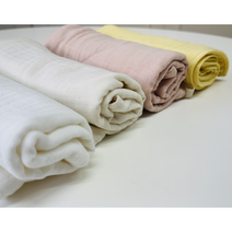 체리쉬홈 비비드 3중 거즈행주 키친크로스 겸용 핸드메이드 매직후크포함, 2겹 양면, 내츄럴