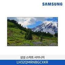 삼성전자 32인치 80cm LH32QMRNBGCXKR 4K UHD 스마트 사이니지 TV 모니터 DID, 벽걸이 설치