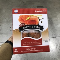푸드엔씨 빠른출고 FOOD&C 푸드엔씨 훈제연어 페퍼 슬라이스 270g 2팩, 단품, 단품