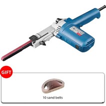 무선샌딩기 샌딩몰 쇼트기 무선 광택기 광택 무선 원형 사각 샌더 샌딩기 9533mm 미니 벨트 샌더 샌딩 벨트 그라인더 연삭기 휴대용 금속 연마 좁은 공간 샌딩 벨트 기계, 세트 1