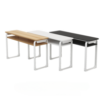 학원책상 랩실 자습실 책상, 600 길이 x 400 폭 x 750 높이 이중 층