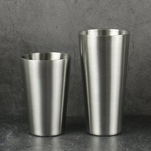 국산 스텐 이중 음료컵 (2사이즈) 보온보냉 냉장고컵, 480ml