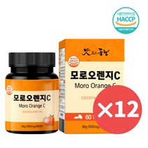 맛있는동행 모로오렌지 모로 블러드실 추출물 추출정 12개월분, 60정, 12개