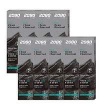 2080 퓨어 블랙치약 차콜 민트향 125g, 9개