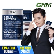 GNM 건조한 눈엔 루테인오메가3 1박스 (총 1개월분) / 눈건강 비타민A 비타민E
