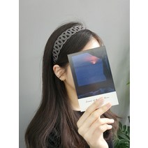 핸드메이드 동글 레이스 여신 헤어밴드 머리띠 4 color