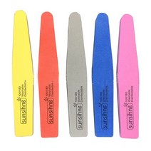 네일샌딩 샌딩블럭 버퍼 우드화일 180그릿 100그릿, 오렌지