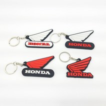 오토바이 키링 바이크키링 열쇠고리 바이크 혼다 야마하 스즈키 가와사키 BMW 할리 두카티, PVC 혼다 C 흰흰