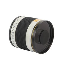 캐논 니콘 펜탁스 DSLR 카메라 용 화이트 500mm F6.3 수동 고정 초점 망원 미러 렌즈 T2 마운트 어댑터 링, 13 Sony E-마운트 (APS-C)