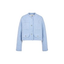 [AK PLAZA] [지컷] 레귤러 핏 싱글 트위드 자켓 7254110102