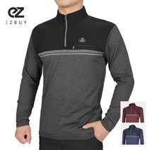 엑스트라스포티 인더핫 남성 기모 배색 긴팔 집업 티셔츠(SI23LT089M)