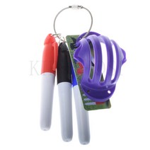 kirahosi 골프공에 줄을 긋는 기구 골프용품 경기 볼조준기 L1C07X, 퍼플 삼선