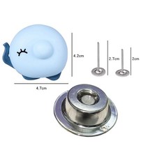 보안 태그 도난 방지 자기 제거제 의류 하드 Unlocker EAS 시스템 자석 1개, R.푸른코끼리8세트+강력한마그네틱잠금해제장치1