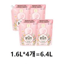 샤프란 꽃담초 섬유유연제 연꽃향 리필, 6.4L, 3개