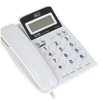코러스 발신자번호표시 유선 효도 전화기 DT 7770 화이트 각도조절 일반 집 사무실 가정용, 상세페이지 참조